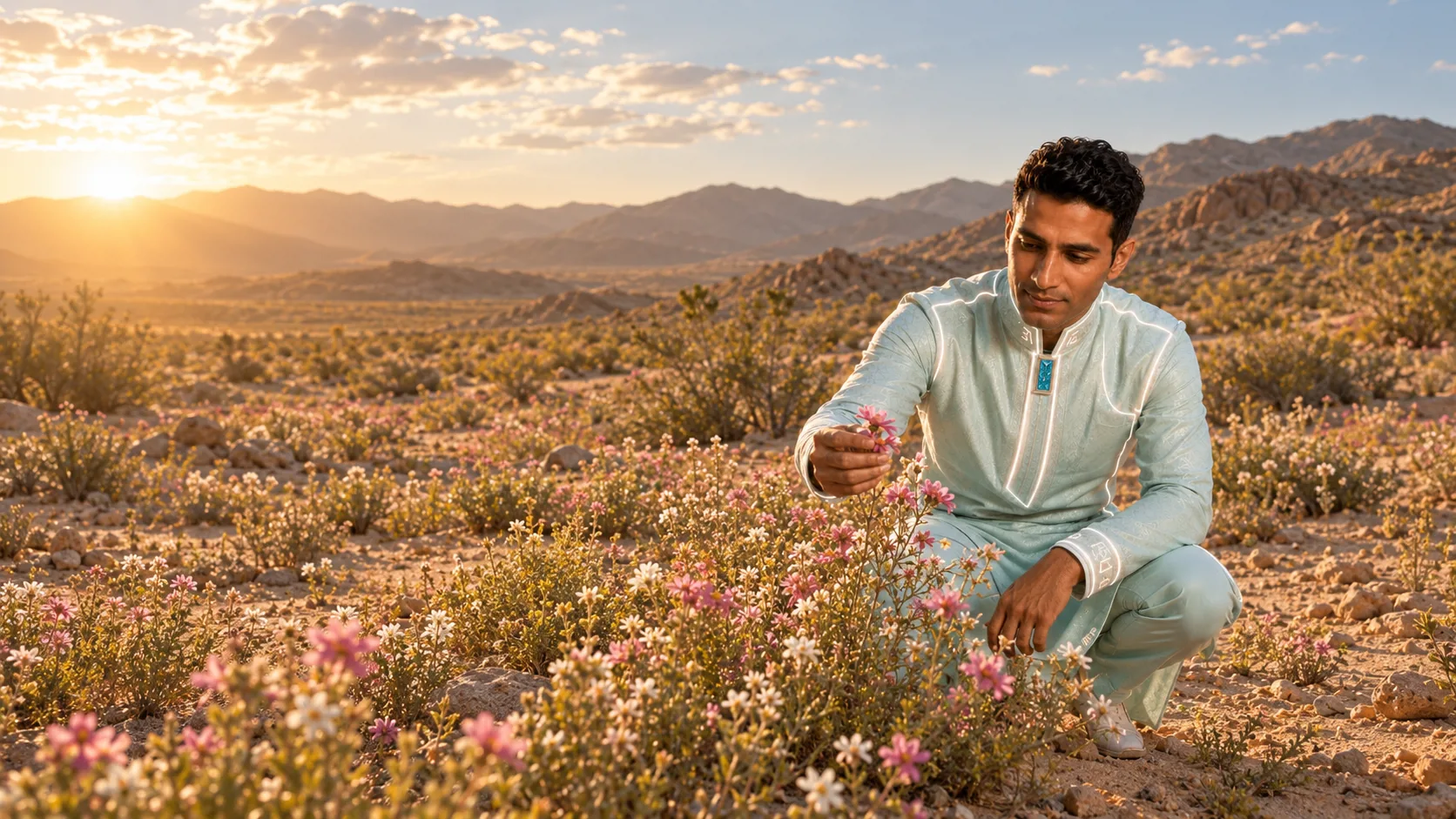 The Desert Bloomed